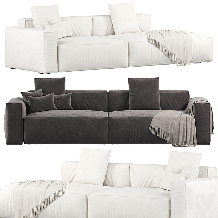 Ossen Sofa By Kredstore 3DS Max Model - thumbnail 2