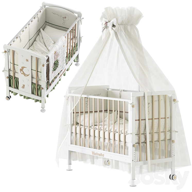 Cribs WUNDERMOBEL MultiSleep - Bed - 3D model