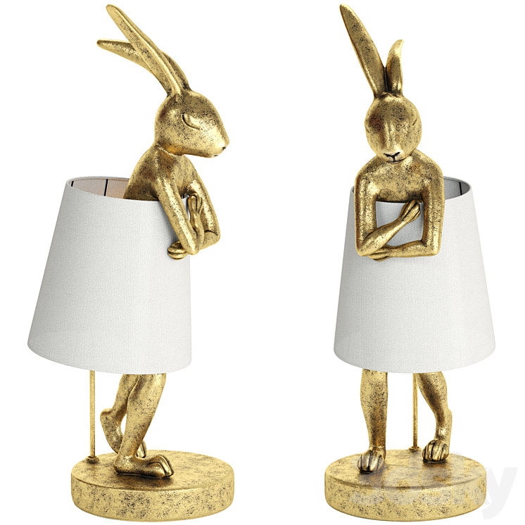 Rabbit Lamp 3D Model