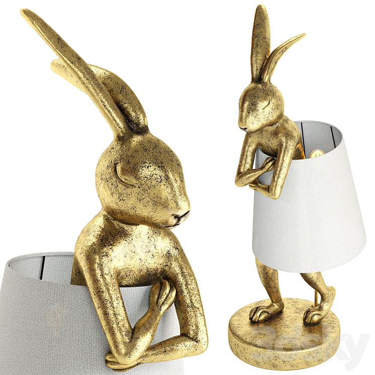 Rabbit Lamp 3DS Max - thumbnail 2
