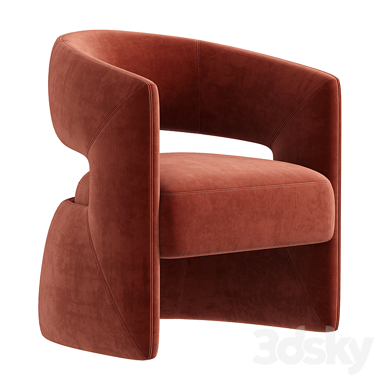 1728 chair by Tecni Nova 3DS Max Model - thumbnail 2