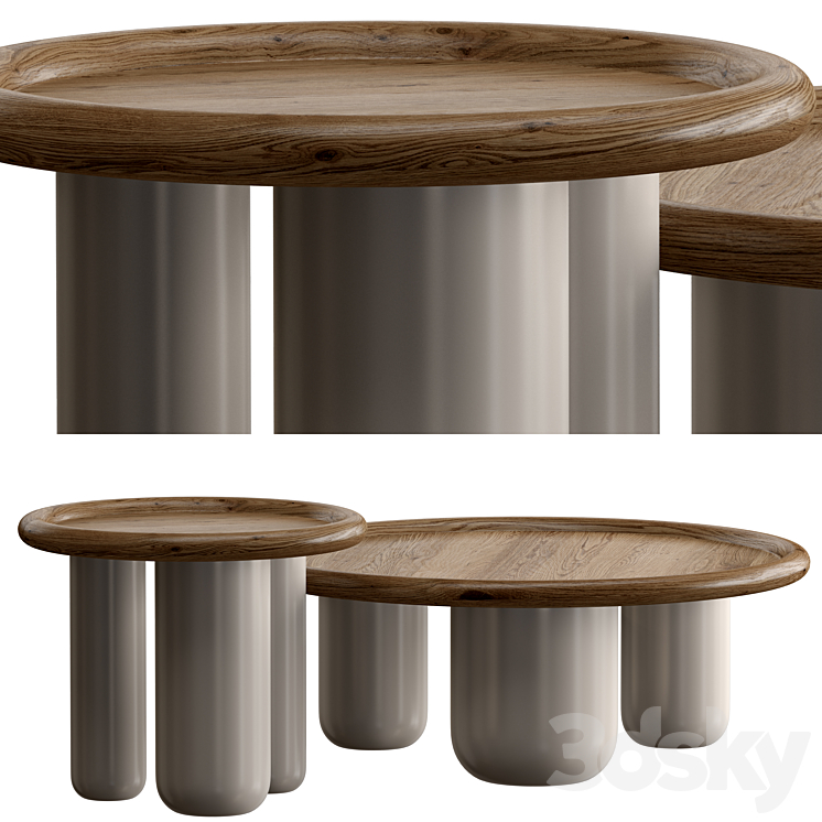 coffee table 2 3D Model