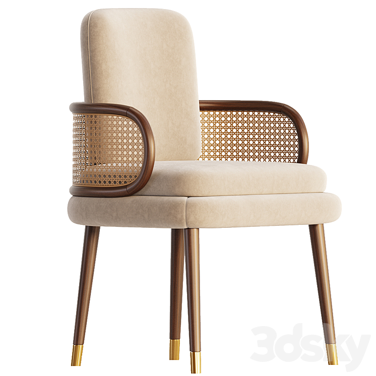 Dining Chair BLAKEY 3D Model Free