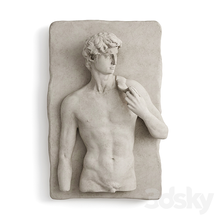 david wall relief 3DS Max Model - thumbnail 1