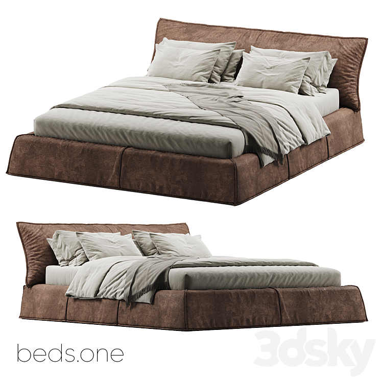 OM beds.one – Sono bed 3DS Max - thumbnail 1