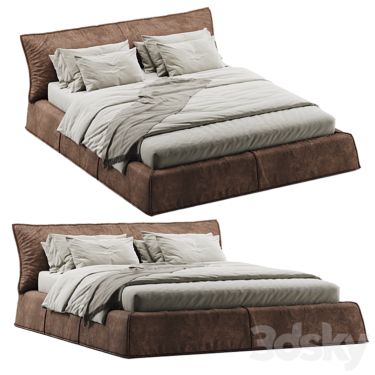 OM beds.one – Sono bed 3DS Max - thumbnail 2
