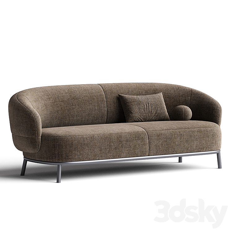 JULIET | Fabric sofa By Domkapa 3D Model