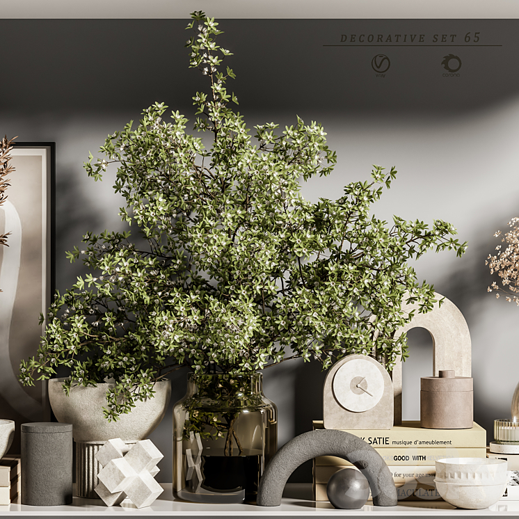 decorative set 65 3D Model Free