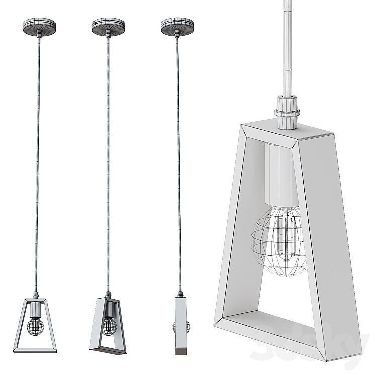 Pendant lamp Arte Lamp "Brussels" Pendant light 3D model