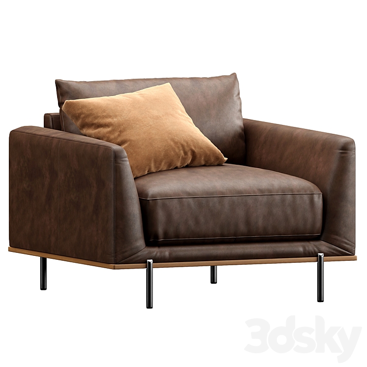 Nick Scali Shannon Arm chair 3D model