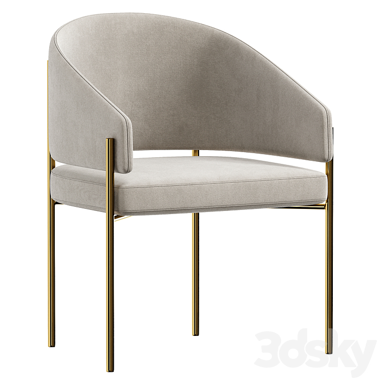 Solana Dining Chair 3D Model