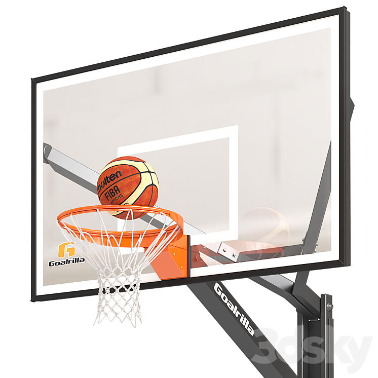 Basketball Hoop Goalrilla 3D Model Free