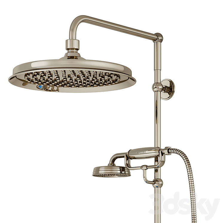 Arcade Avon exposed thermostatic shower valve 3DS Max - thumbnail 2