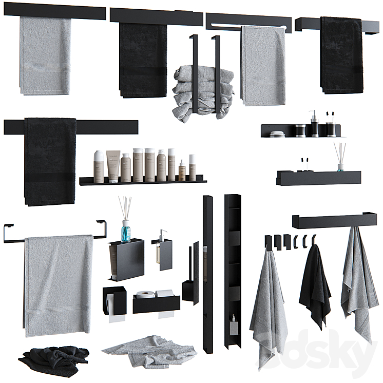 Bathroom accessories from MyOry #2 3D Model