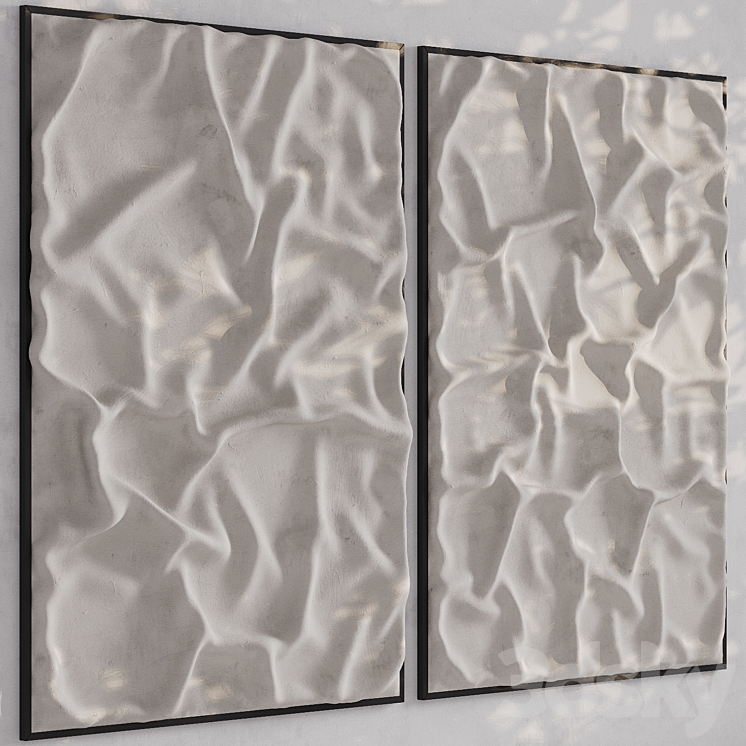 Relief panel 1 3DS Max Model - thumbnail 2