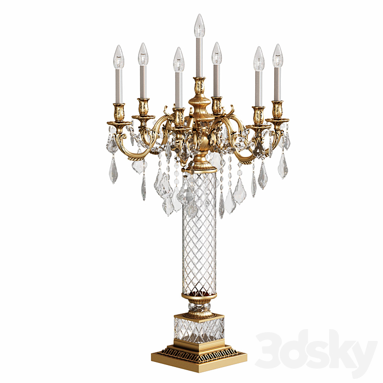 ?lassic table lamp 3D Model
