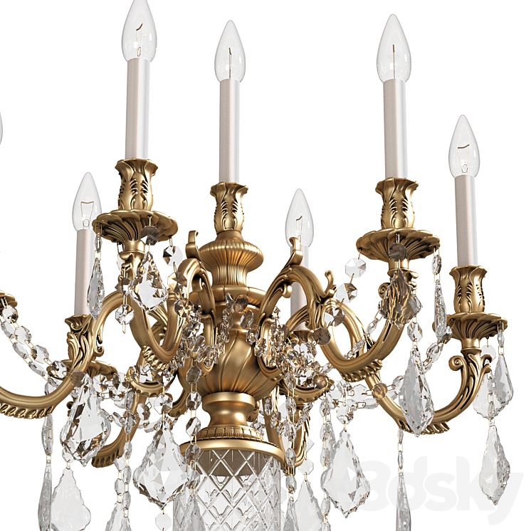 ?lassic table lamp 3D Model