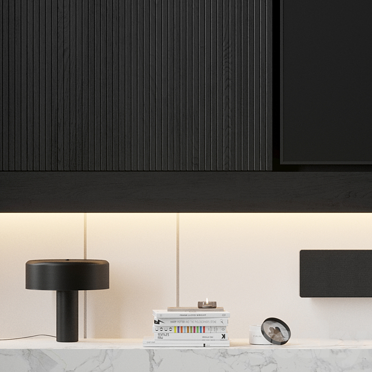 TV Wall - 1 3D Model Free