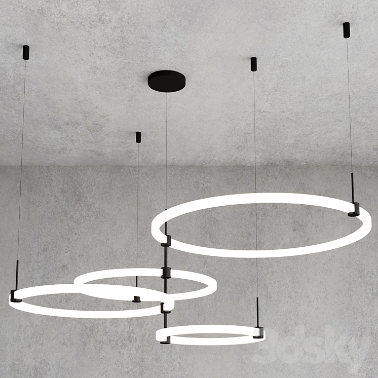 BRUNI Chandelier 3D Model Free