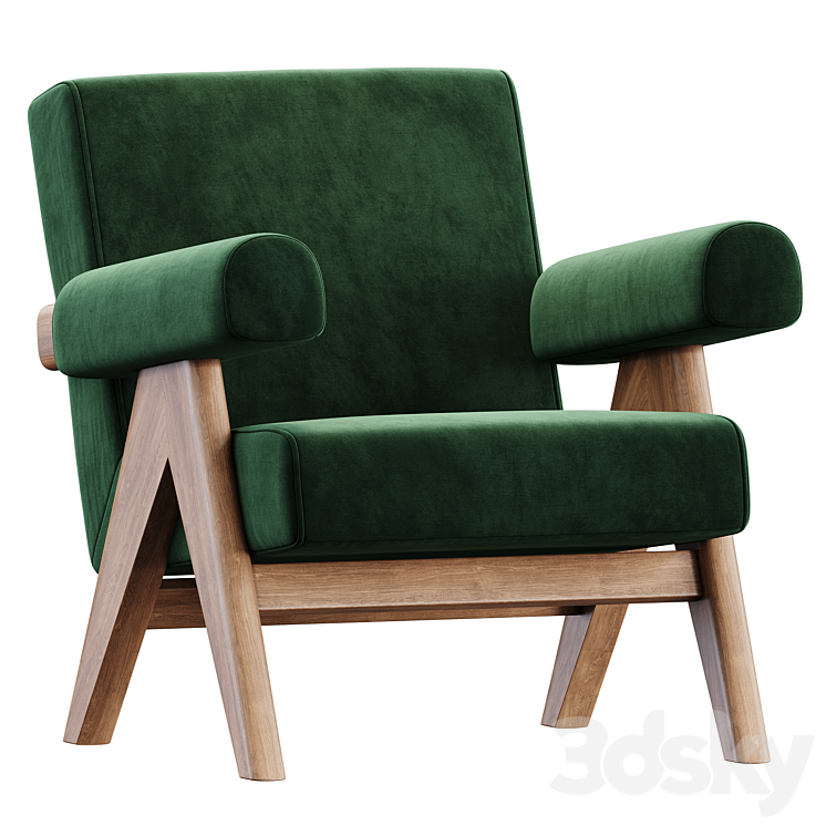 Easy Armchair by Phantomhands 3D Model