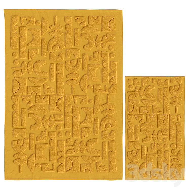 Carpet Podotak La Redoute 3D Model Free