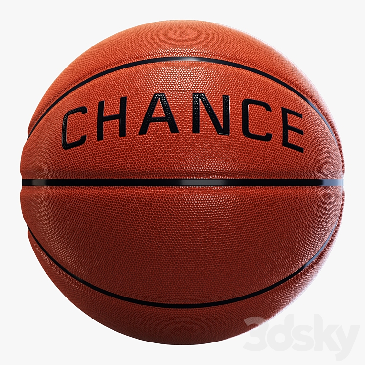 Set of chanse basketballs 3D Model Free