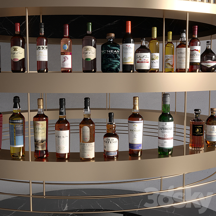 BAR NO1 3D Model Free