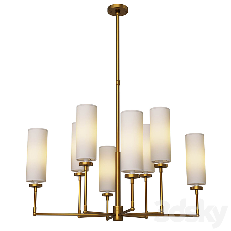 Visual Comfort Ziyi Large TOB5016HABNP Pendant light 3D model