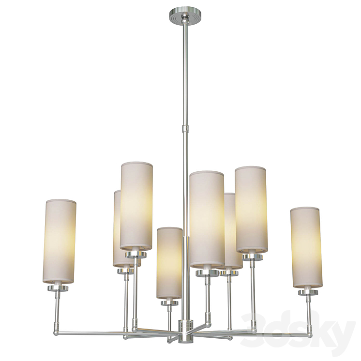 Visual Comfort Ziyi Large TOB5016HABNP Pendant light 3D model