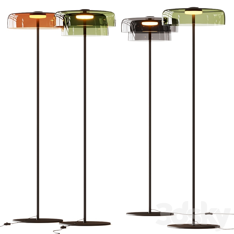 Leds C4 Levels Floor Lamps 3D Model