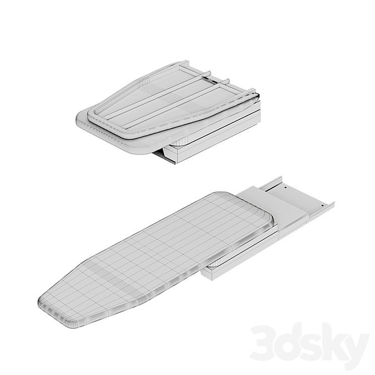 Built-in ironing board 3D Model Free