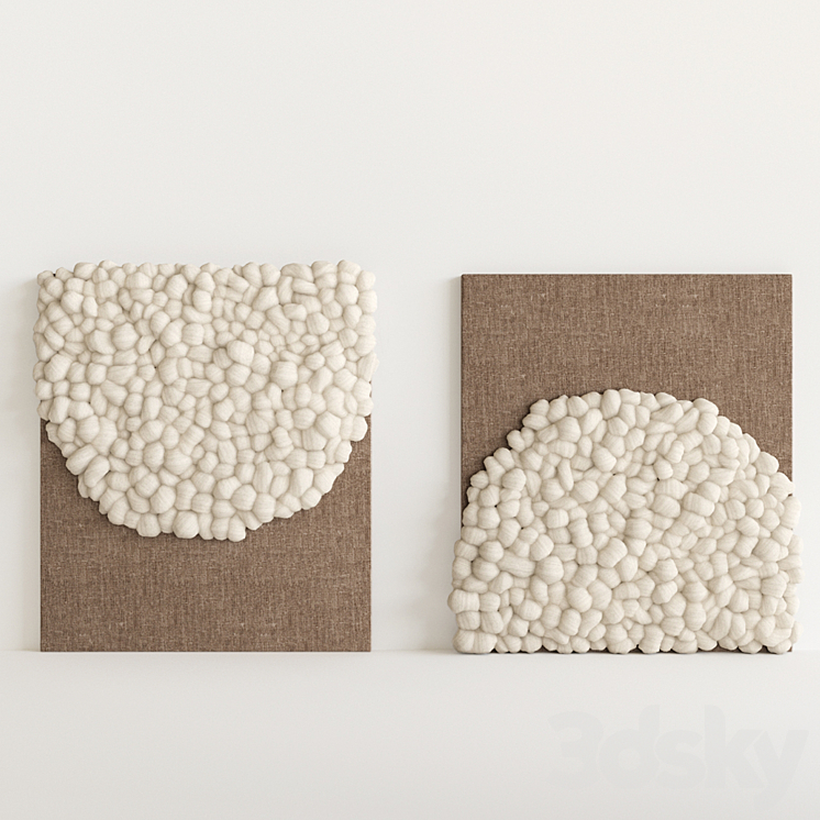 Paintings of Flax by Helen Loom 3D Model Free