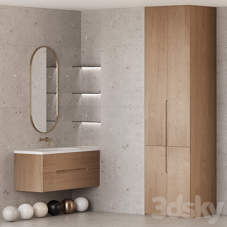 Bathroom furniture EGO 3D Model