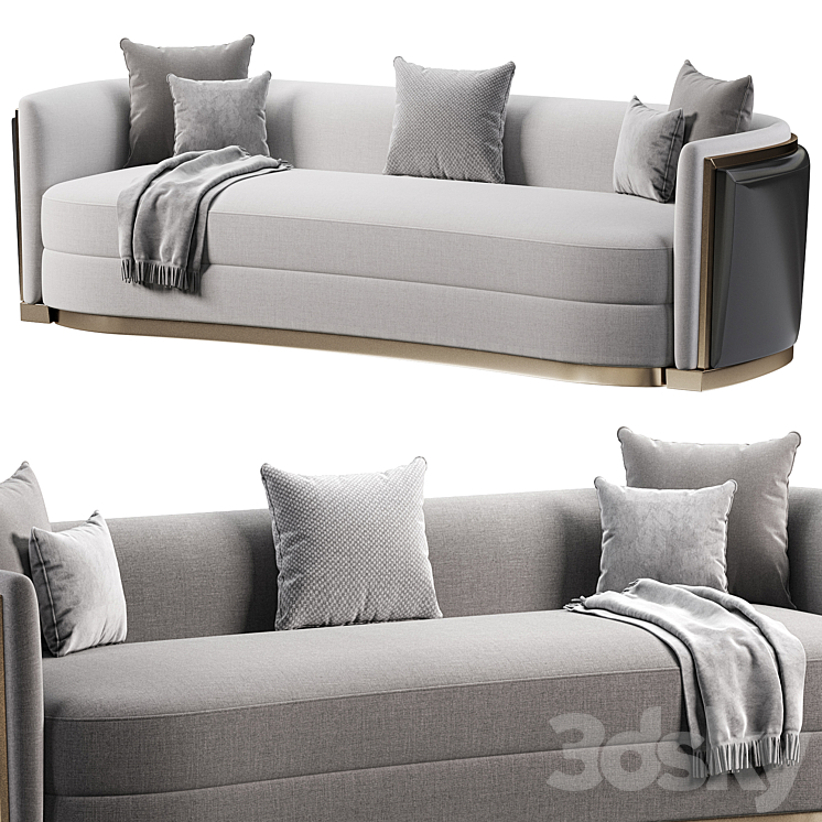 POWDERY SOFA by Bykepi 3D Model