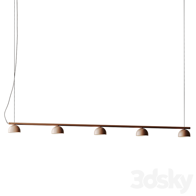 Blush Rail 5 Ceiling Lamp from Northern 3DS Max Model - thumbnail 2