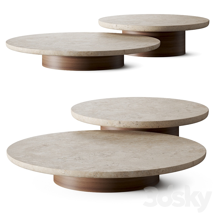 Collector Lessa Coffee Tables 3D Model