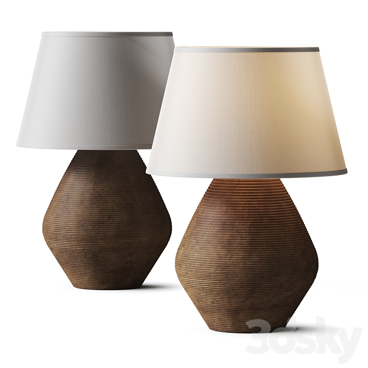 Troy Lighting Calabria Table Lamp 3D Model
