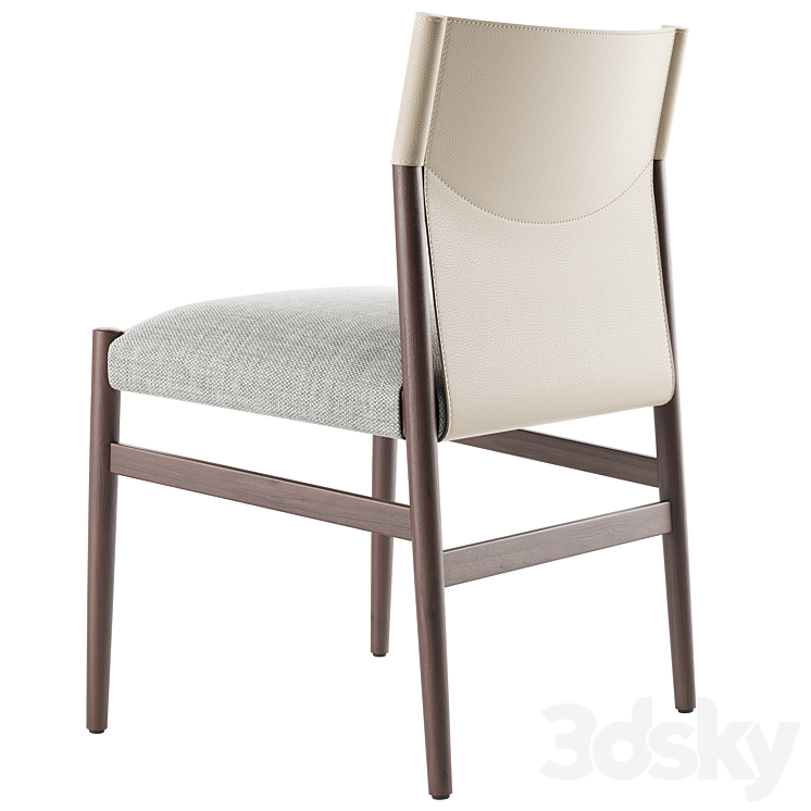 Sveva Chair By Porada 3DS Max Model - thumbnail 2