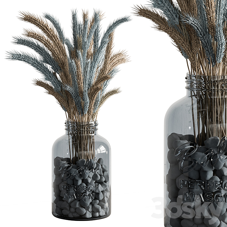 Dry plants 101 – Wheat 3D Model