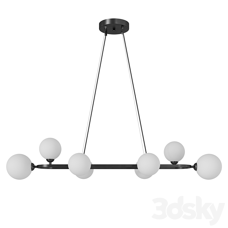 Pendant lamp Freya FR5222PL-08B1 3D Model