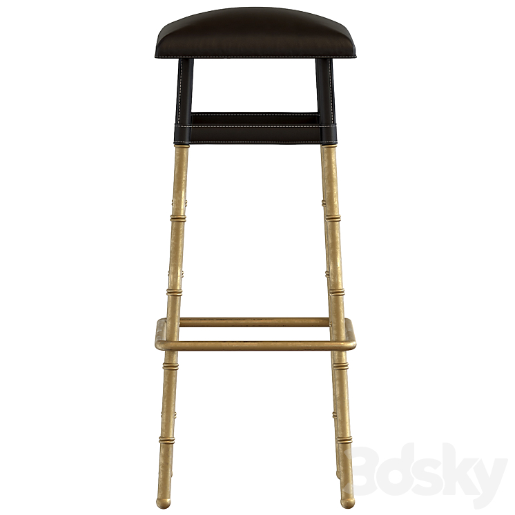 BAR STOOL PRINCESS Eichholtz 3DS Max Model - thumbnail 2