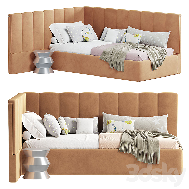 Child bed Valencia by WoodSoft 3DS Max Model - thumbnail 2