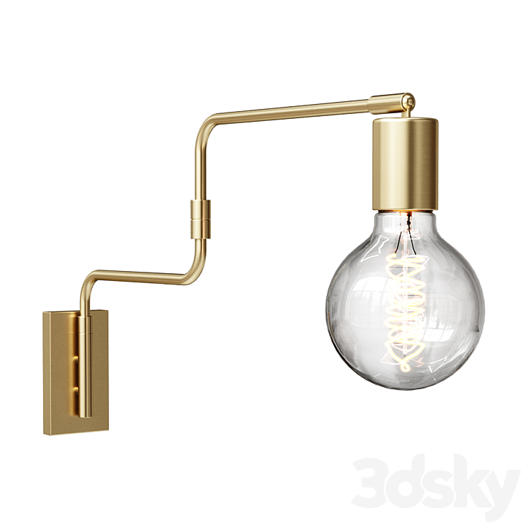 Sconce 3DS Max Model - thumbnail 1