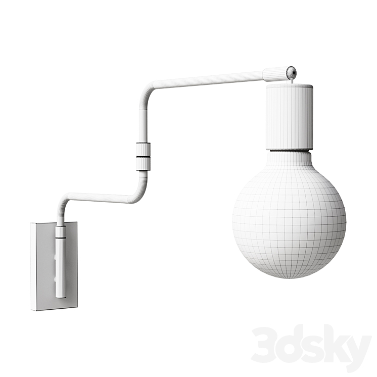 Sconce 3DS Max Model - thumbnail 2