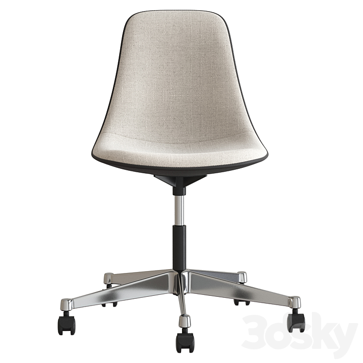 Office chair PSCC by Vitra 3DS Max - thumbnail 2