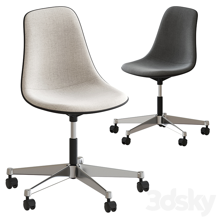 Office chair PSCC by Vitra 3D Model