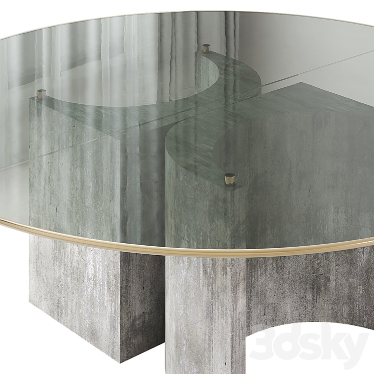 LS09 Table by Luca Stefano 3D Model Free