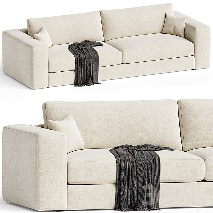 “Oceanside 102″” Wide-Arm Sofa” 3DS Max - thumbnail 1