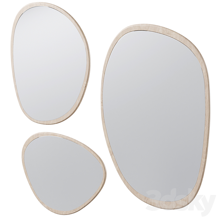 Wall Mirror Elope by Bolia 3D Model
