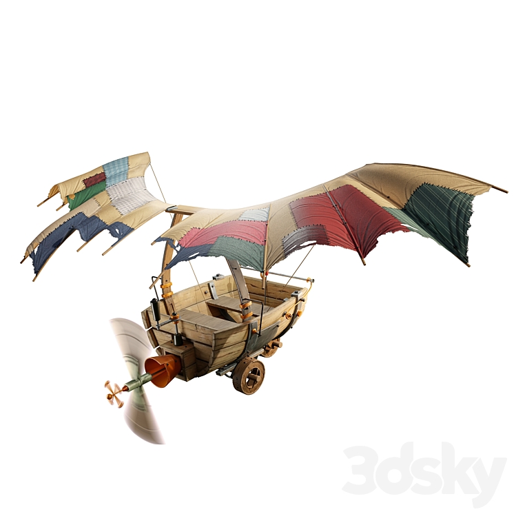 little flying boat 3D Model Free